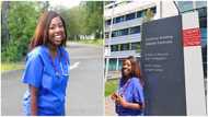 Lady finishes as medical doctor in UK, breaks the internet with cute photos and touching message