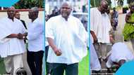 Ibrahim Mahama shares awkward reaction as Appiah Stadium bows before him after Otumfuo's event, video