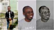 Talented man uses pencil to draw exact image of his client, shares photos, many praise him
