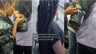 "We were so terrified": Pregnant woman in labour sits still to braid her hair, video causes buzz online