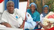 70-year-old woman who delivered twins shows first pictures of babies