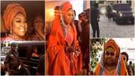 Pretty bride's grand arrival with convoy causes massive stir as video of beautiful wedding goes viral
