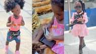 Video drops as Tracey Boakye's baby daddy buys a GHC6,500 phone for their one-year-old daughter