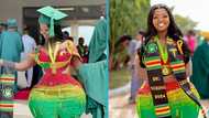 Pretty Ghanaian lady celebrates academic achievement after bagging her first degree in nursing