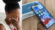 Young man rejects iPhone 13 Pro Max a girl who likes him got him on valentine's day