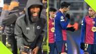 Rudiger spotted laughing wildly after Barca's embarrassing home defeat to Leganes