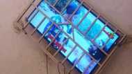 Massive reactions trail photo of television under lock and key as movie is being shown