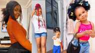 Strongman’s 2-year-old daughter teaches her mother how to pose in new photo; fans in amazement