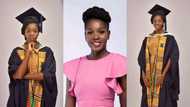 Ghanaian lady graduates as valedictorian 10 years after starting a degree programme