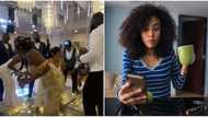 Bridesmaid steals show at wedding with hot dance moves; shakes her behind on man in video