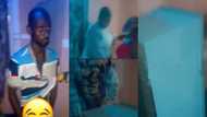 Deaf and dumb lady calls squad for man who refused to pay her after one-night stand; They scatter his room in video