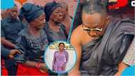 Choirmaster performs ritual to break marriage vows to late wife Beverly Afaglo at her funeral