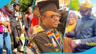 Dr Cryme graduates with a business administration degree from Methodist University