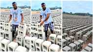 Everything is possible": Young graduate starts moulding blocks for sale, photos show his growing business: "Everything is possible"