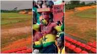 Ghanaian sports journalist shares video of the sad state of the million-dollar Nyinahin Sports Complex