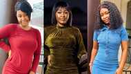 Nana Ama Strong: Strongman's beautiful girlfriend dazzles in latest photo