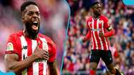 Black Stars: Inaki Williams celebrates his first goal for Athletic Club after AFCON drought