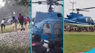 Helicopter makes emergency landing in Ajumako Kokoben hours after GAF crash in Obuasi, videos