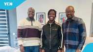 GFA President & Stephen Appiah Fly to France to Check on Injured Black Stars Player, Photo Trends