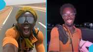 Ghanaian man breaks records, arrives in Ghana after cycling from Germany