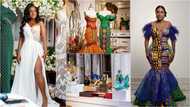 Photos of the 11 beautiful dresses & expensive shoes Anita Sefa Boakye wore for her royal wedding