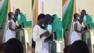 Video of Reverend Father giving 'holy kiss' on lips of training college girls goes viral online