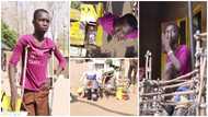 Ghanaian boy who makes cars, planes, etc out of waste materials sadly suffers accident