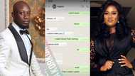 Whatsapp chat of Nkonkonsa begging Abena Korkor to chop pops up as she drops more evidence against him in video