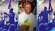Daddy Lumba's vigil: Old man waves wooden tedua as Enko Den is played, video causes a stir