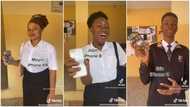 "Friends in my school all use iPhones" - Lady makes video showing law students, Nigerians react