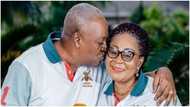 Mahama pens romantic message to mark 30th wedding anniversary with Wife Lordina; Ghanaians React