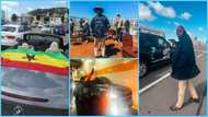 Ghanaians throng venue for the welcome party of Accra to London team, video drops