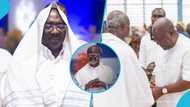 Adom Kyei shouts ɛyɛ zu during church service, after blessing Bawumia before the elections, video