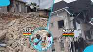 Jomoro assembly demolishes Elubo storey building for encroaching on highway