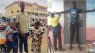 I birthed him at 10 months and was nearly paralysed - Mom of the tallest man in Volta Region speaks