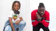 Stonebwoy shows massive love to Stonegirl in Talented Kidz competition in new photo