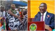 Hogbetsotso: Bawumia booed by Anlo people, videos show people shouting and clapping hands and moving past security