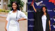 A whole doctor: Young lady earns medical degree; many celebrate her achievement