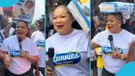 Agradaa causes stir as she wows crowd at Madina market