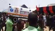 Ambulance driver shot by robbers while transporting a woman in labour gets buried in 'his car' (video)