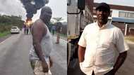 Courageous man rescues 8 people who were trapped in a burning bus; hailed online