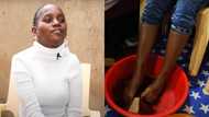 I use my legs to do household chores but my son helps out- A physically impaired woman