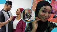 Baba Sadiq's 2nd wife Zualaiha Dobia shows off second son as she lectures students in class, video