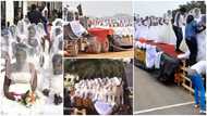 Epic throwback video of 200 brides being driven to their mass wedding in a trailer resurfaces, stirs reactions