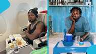 Ghanaians bewildered as Fameye picks tea over banku for breakfast: "God has been good"