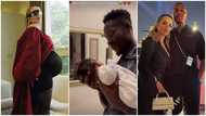 Rich uncle: Mr Eazi visits John Mahama's granddaughter in Dubai, gifts her expensive designer wear in video