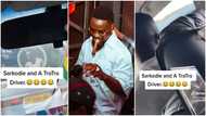 Sarkodie: Ghanaian Rapper Spots His Image On The Back Of A Bus; Praises Driver In Adorable Video