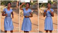 Kumasi Academy: Cute student shows fire dance moves as she joins viral TikTok challenge, video melts hearts