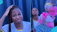 Ghanaian lady surprises best friend with a bouquet of money on her birthday: "Besties for life"