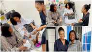 Yvonne Nelson: George Weah's wife visited her school and photos have popped up online as Ghanaians hail her